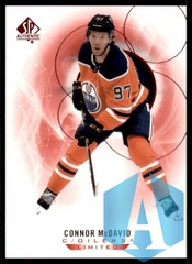 2020-21 SP Authentic Base Limited Red #90 Connor McDavid - Edmonton Oilers